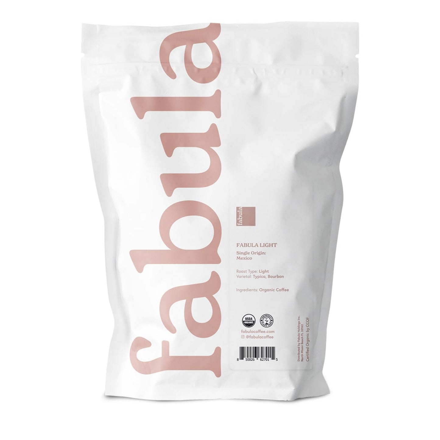Fabula Low Acid Coffee, USDA Organic Ground Coffee Medium Roast - Non GMO - No Molds - Mycotoxins Pesticides Free - Single Origin Coffee - 12 oz