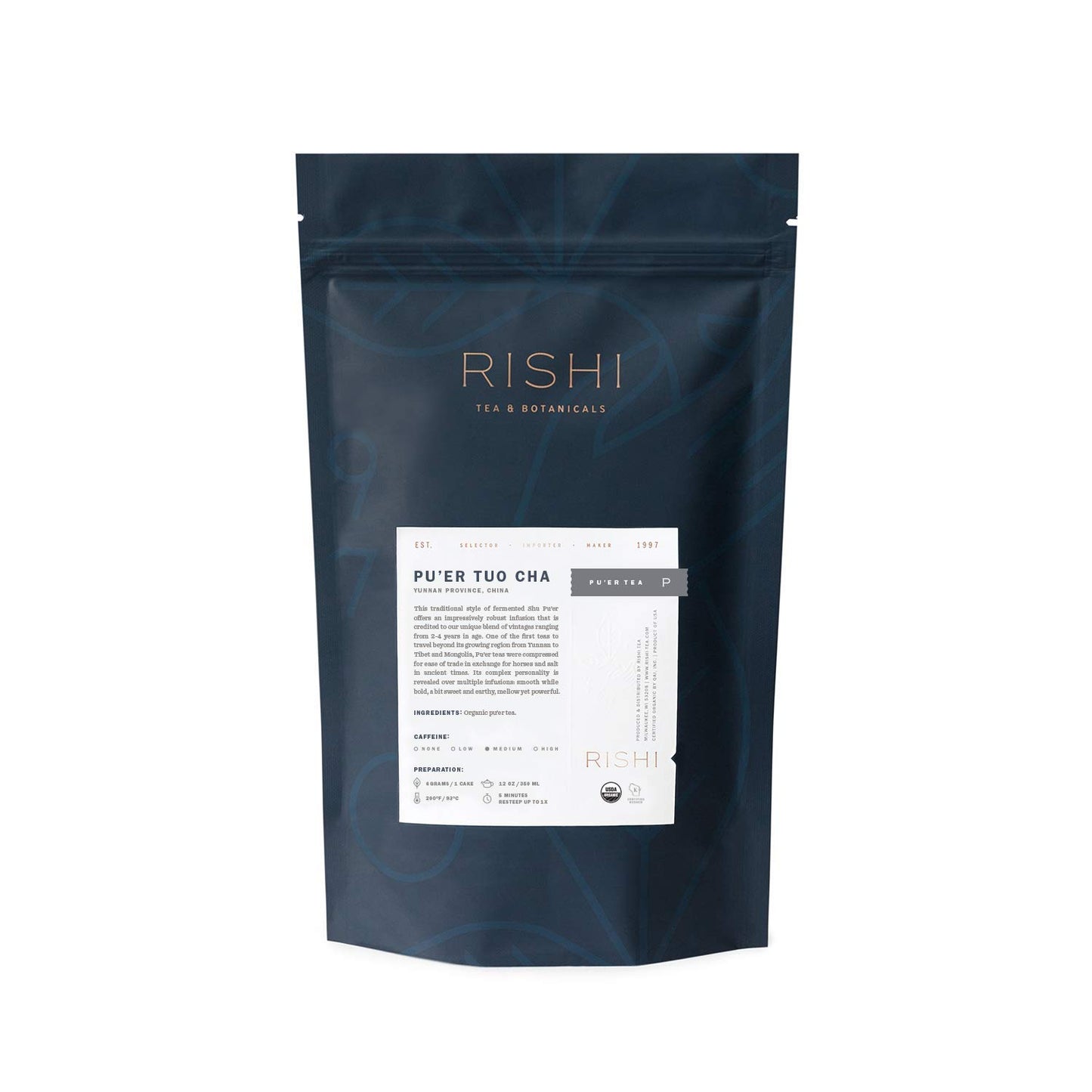 Rishi Tea China Breakfast Black Loose Leaf Tea - Organic, Robust & Caffeinated, Enjoy Hot or Iced - 4 Ounces, 12+ Servings