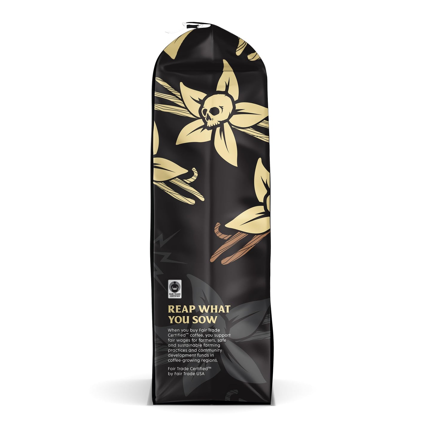 Death Wish Coffee, Organic and Fair Trade Dark Roast Ground Coffee, 16 oz