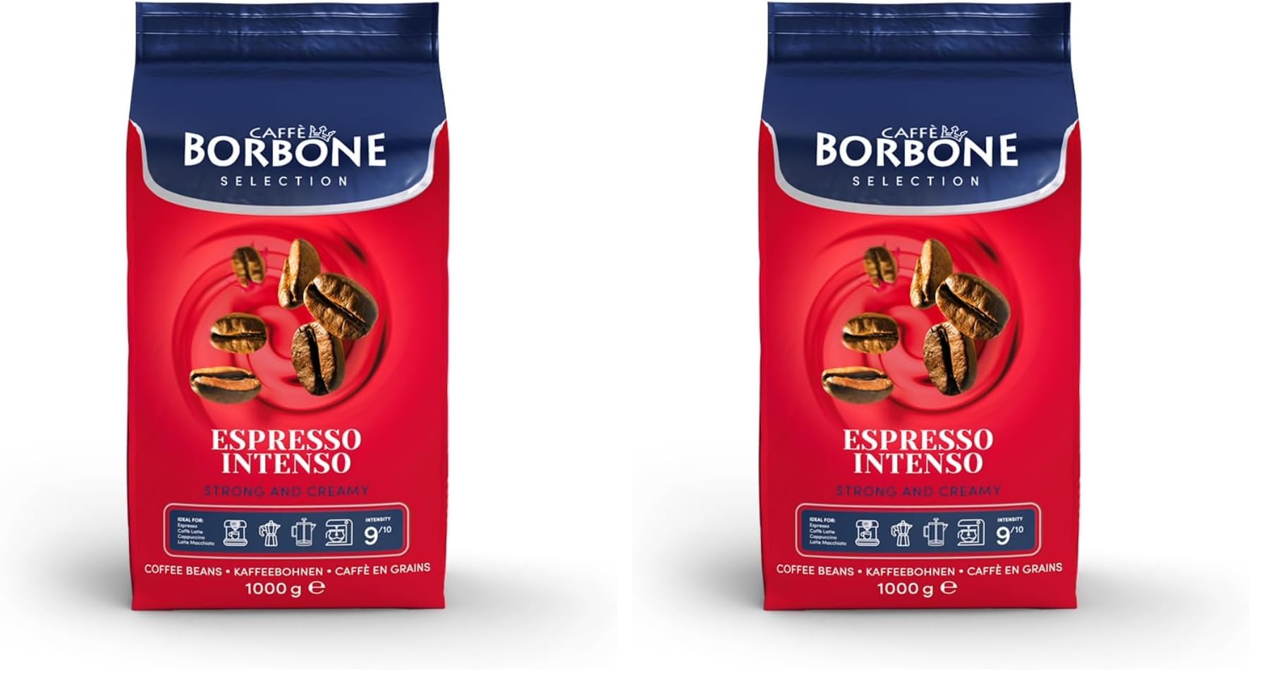 Caffè Borbone Crema Superiore Whole Bean Coffee, Arabica and Robusta Blend, Medium Roast, 2.2 lb Bag (Pack of 1)