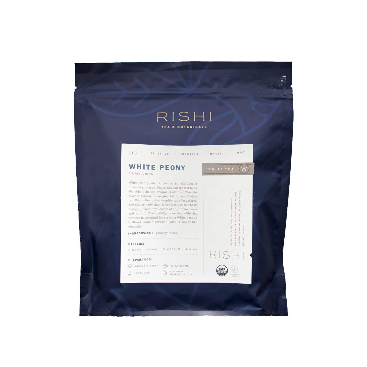 Rishi Tea China Breakfast Black Loose Leaf Tea - Organic, Robust & Caffeinated, Enjoy Hot or Iced - 4 Ounces, 12+ Servings