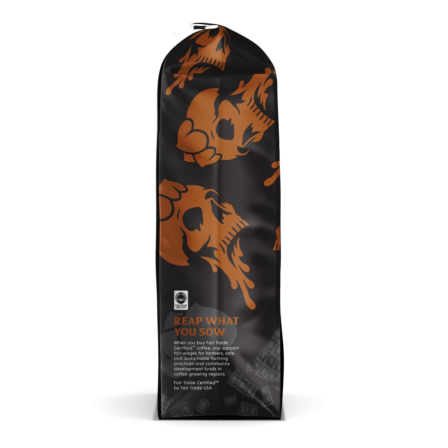 Death Wish Coffee, Organic and Fair Trade Dark Roast Ground Coffee, 16 oz