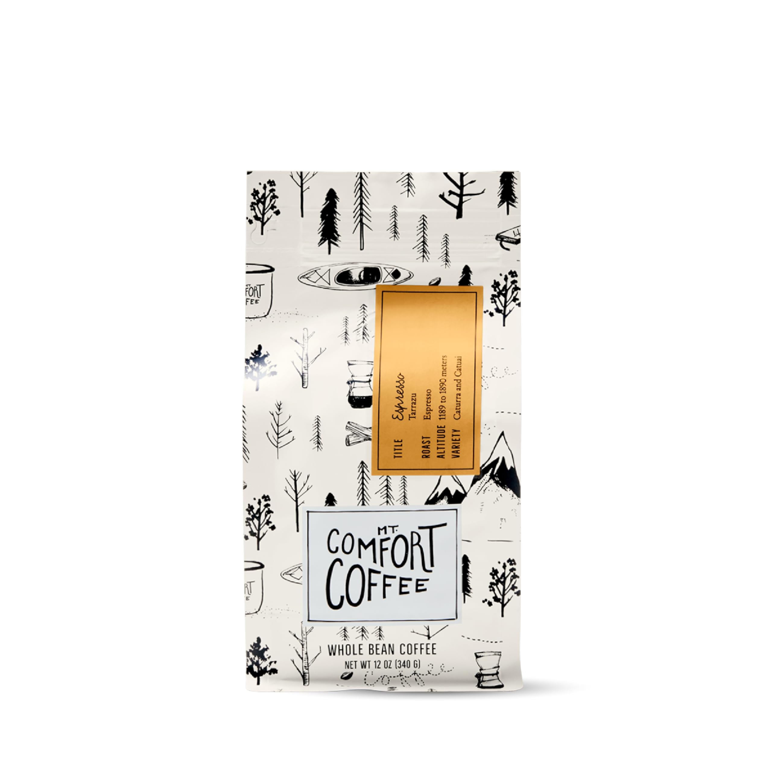 Mt. Comfort Coffee Organic Peru Medium Roast, 12 Ounce (Pack of 1) - Flavor Notes of Nutty, Chocolate, & Citrus - Sourced From Small, Peruvian Coffee Farms - Roasted Whole Beans