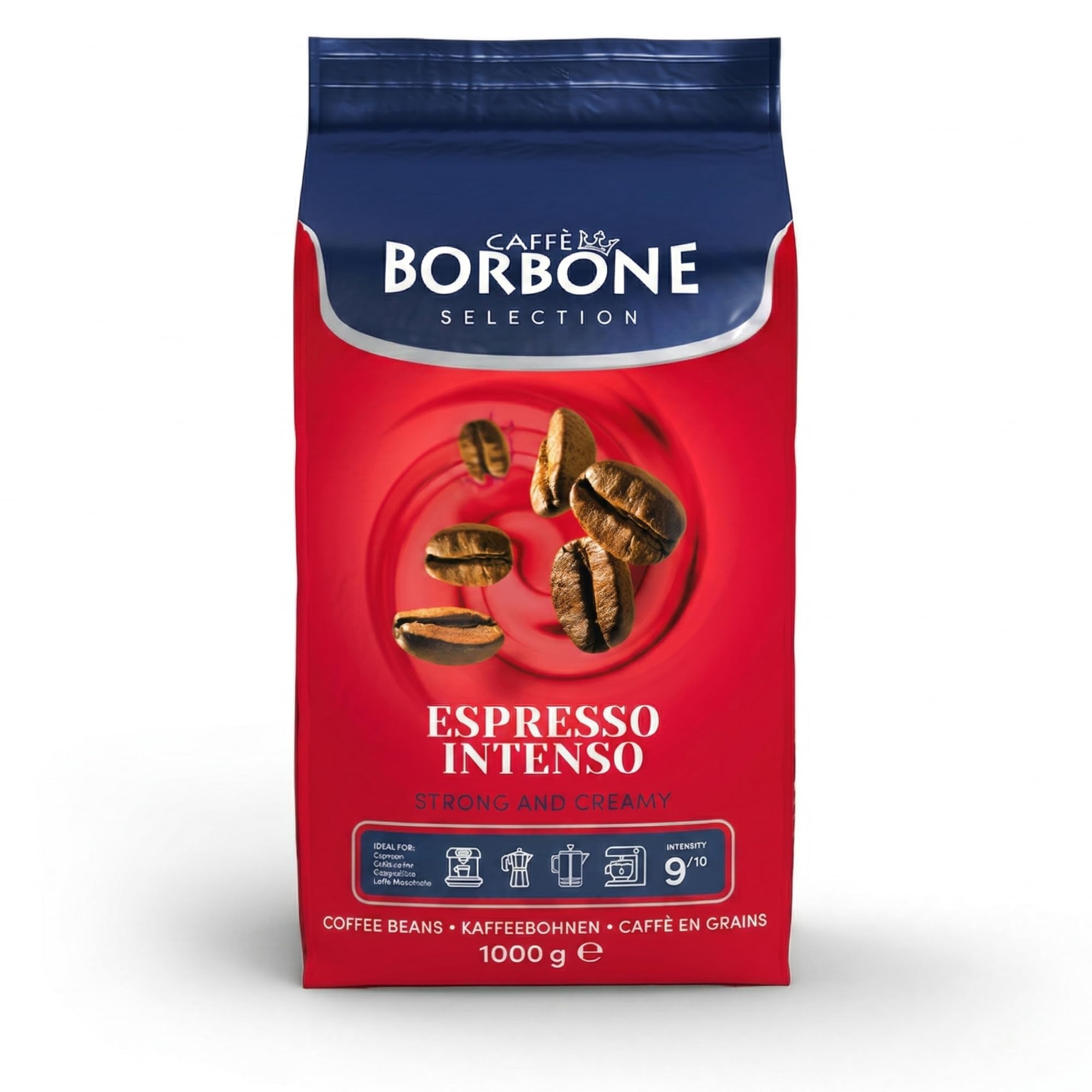Caffè Borbone Crema Superiore Whole Bean Coffee, Arabica and Robusta Blend, Medium Roast, 2.2 lb Bag (Pack of 1)