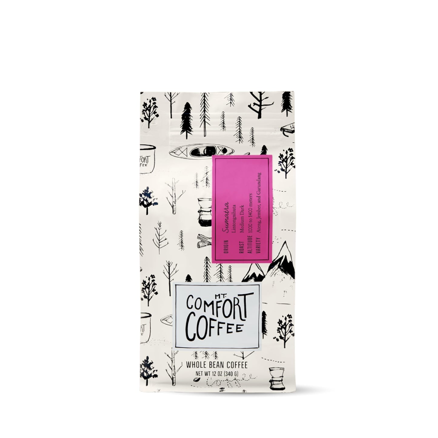 Mt. Comfort Coffee Organic Peru Medium Roast, 12 Ounce (Pack of 1) - Flavor Notes of Nutty, Chocolate, & Citrus - Sourced From Small, Peruvian Coffee Farms - Roasted Whole Beans