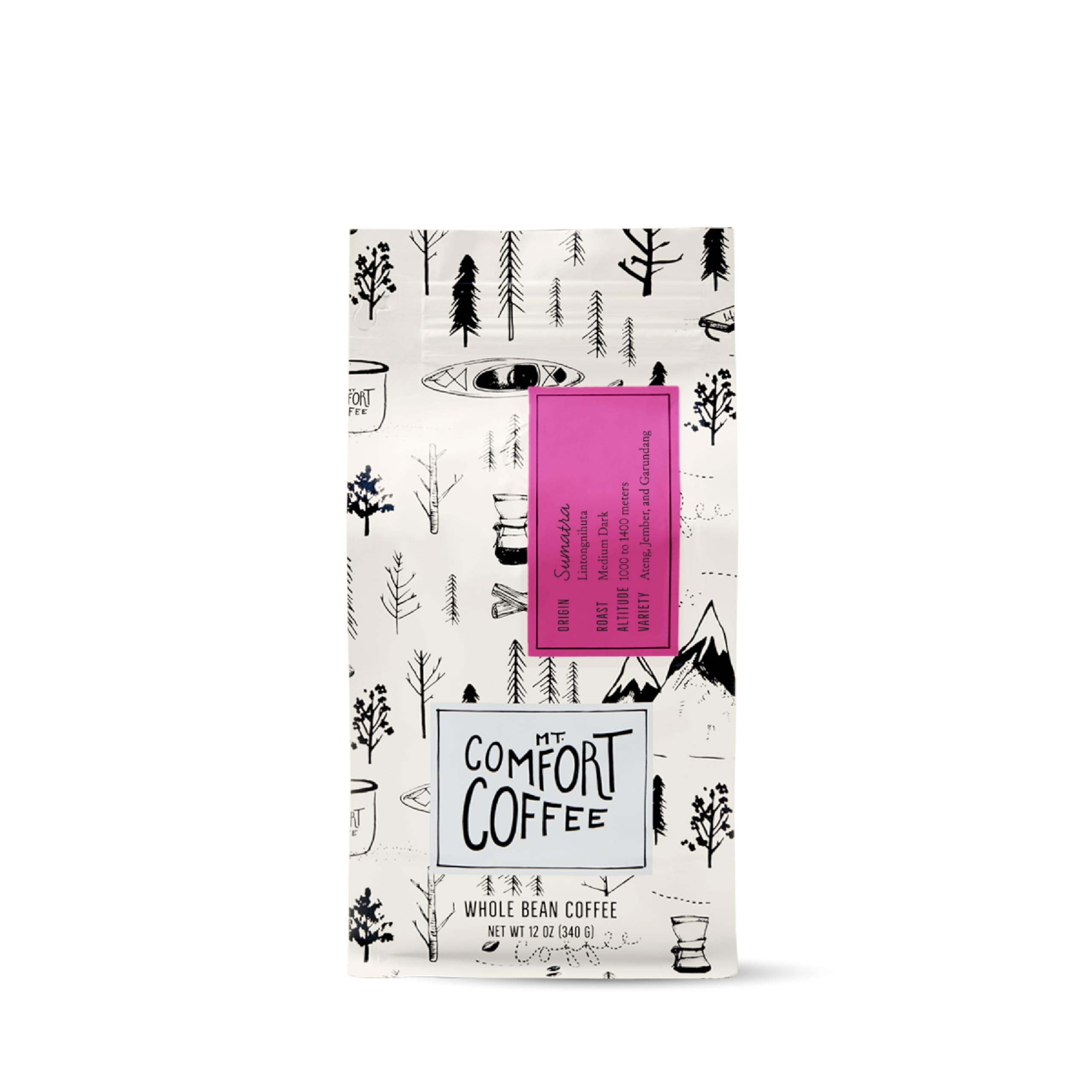 Mt. Comfort Coffee Organic Peru Medium Roast, 12 Ounce (Pack of 1) - Flavor Notes of Nutty, Chocolate, & Citrus - Sourced From Small, Peruvian Coffee Farms - Roasted Whole Beans