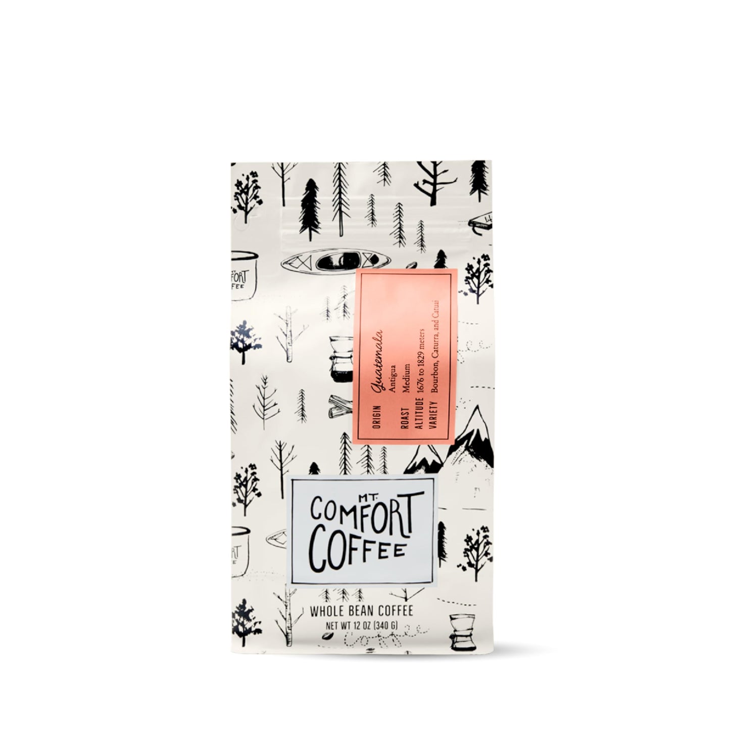 Mt. Comfort Coffee Organic Peru Medium Roast, 12 Ounce (Pack of 1) - Flavor Notes of Nutty, Chocolate, & Citrus - Sourced From Small, Peruvian Coffee Farms - Roasted Whole Beans