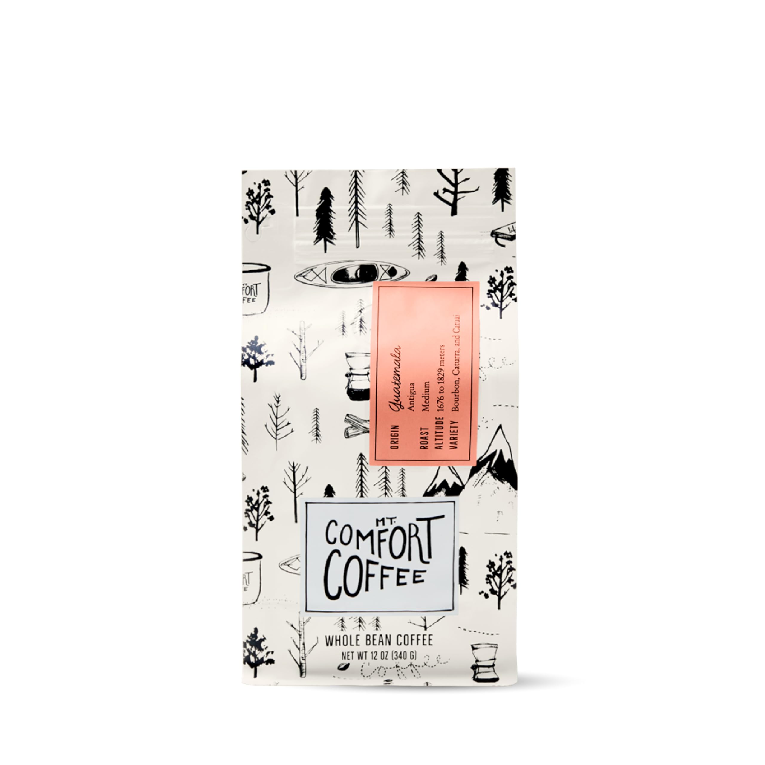 Mt. Comfort Coffee Organic Peru Medium Roast, 12 Ounce (Pack of 1) - Flavor Notes of Nutty, Chocolate, & Citrus - Sourced From Small, Peruvian Coffee Farms - Roasted Whole Beans
