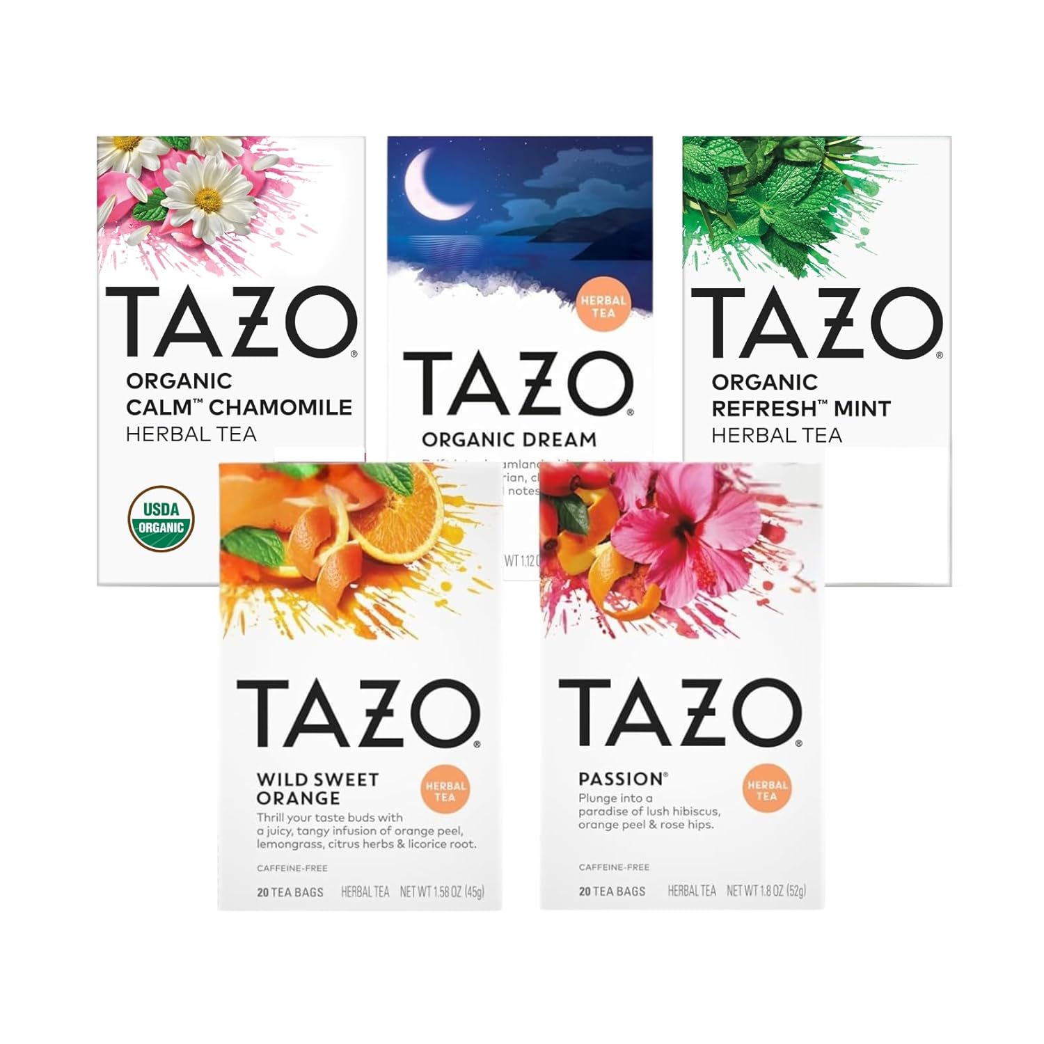 TAZO Organic Chai Black Tea Bags, Blend of Black Teas, Ginger, Cinnamon, Black Pepper & Cardamom, 96 Total Tea Bags (16ct - Pack of 6)
