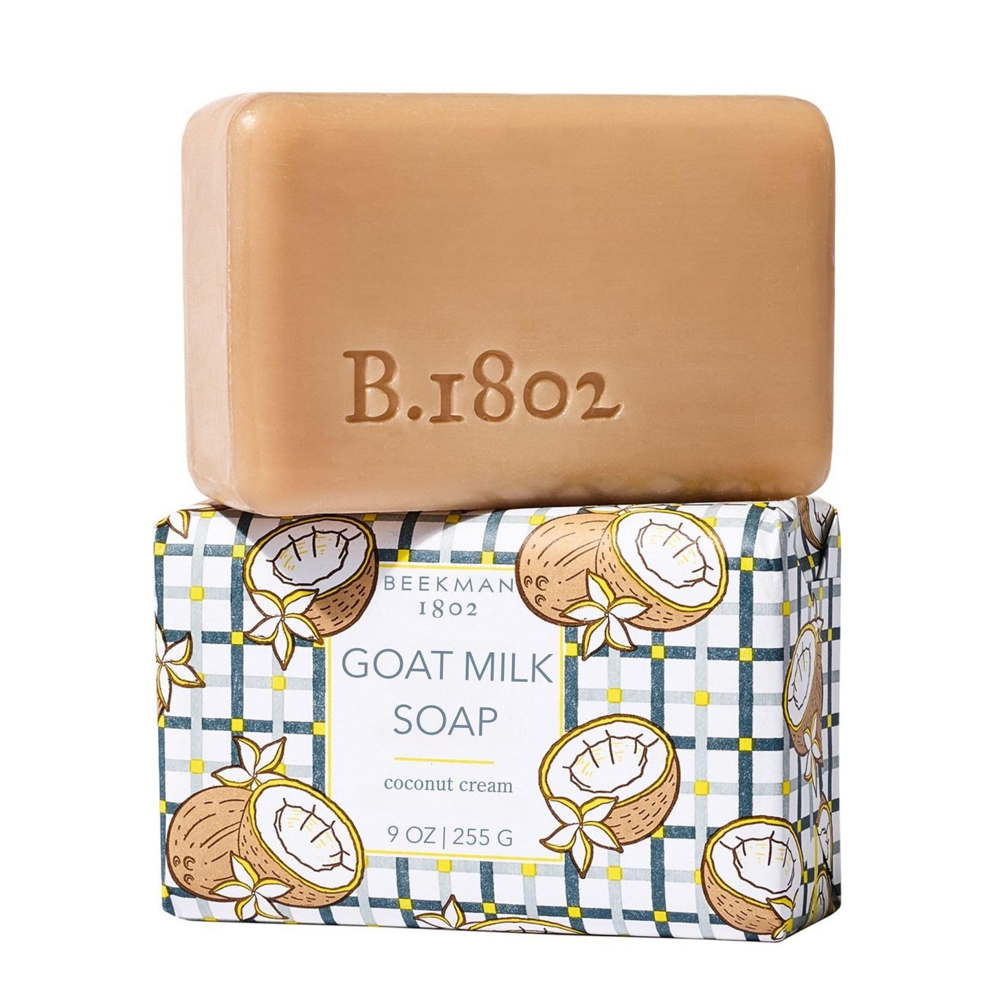 Beekman 1802 Goat Milk Soap – Moisturizing Hand & Body Soap Bar with Shea Butter & Botanical Oils, Triple-Milled, Non-Drying, Made for Sensitive Skin, Vanilla Absolute 9 oz