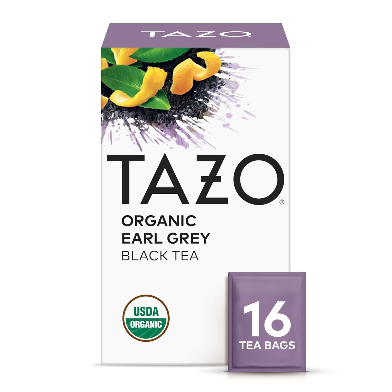 TAZO Organic Chai Black Tea Bags, Blend of Black Teas, Ginger, Cinnamon, Black Pepper & Cardamom, 96 Total Tea Bags (16ct - Pack of 6)