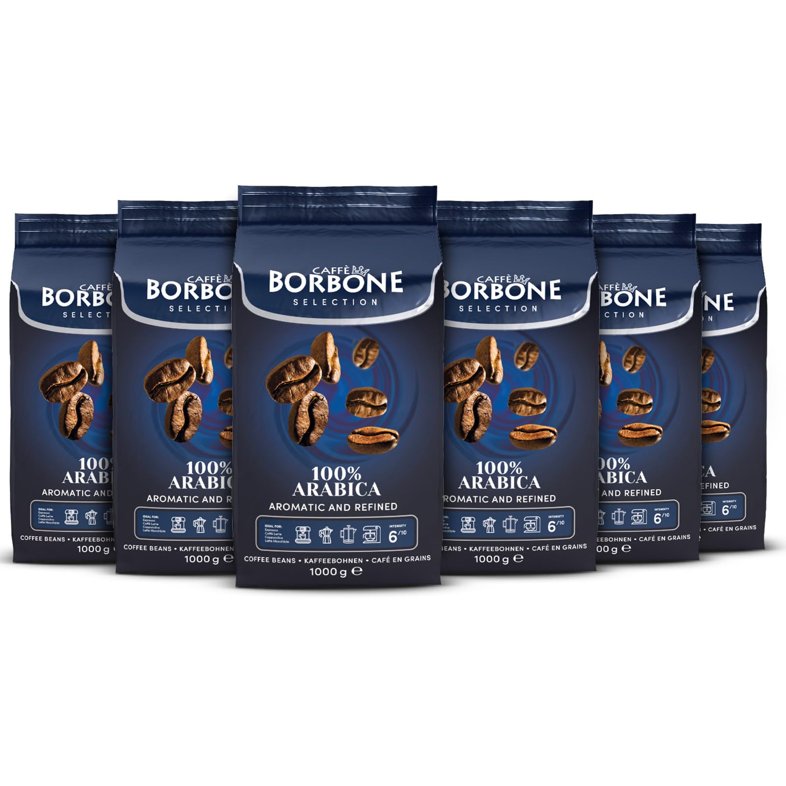 Caffè Borbone Crema Superiore Whole Bean Coffee, Arabica and Robusta Blend, Medium Roast, 2.2 lb Bag (Pack of 1)