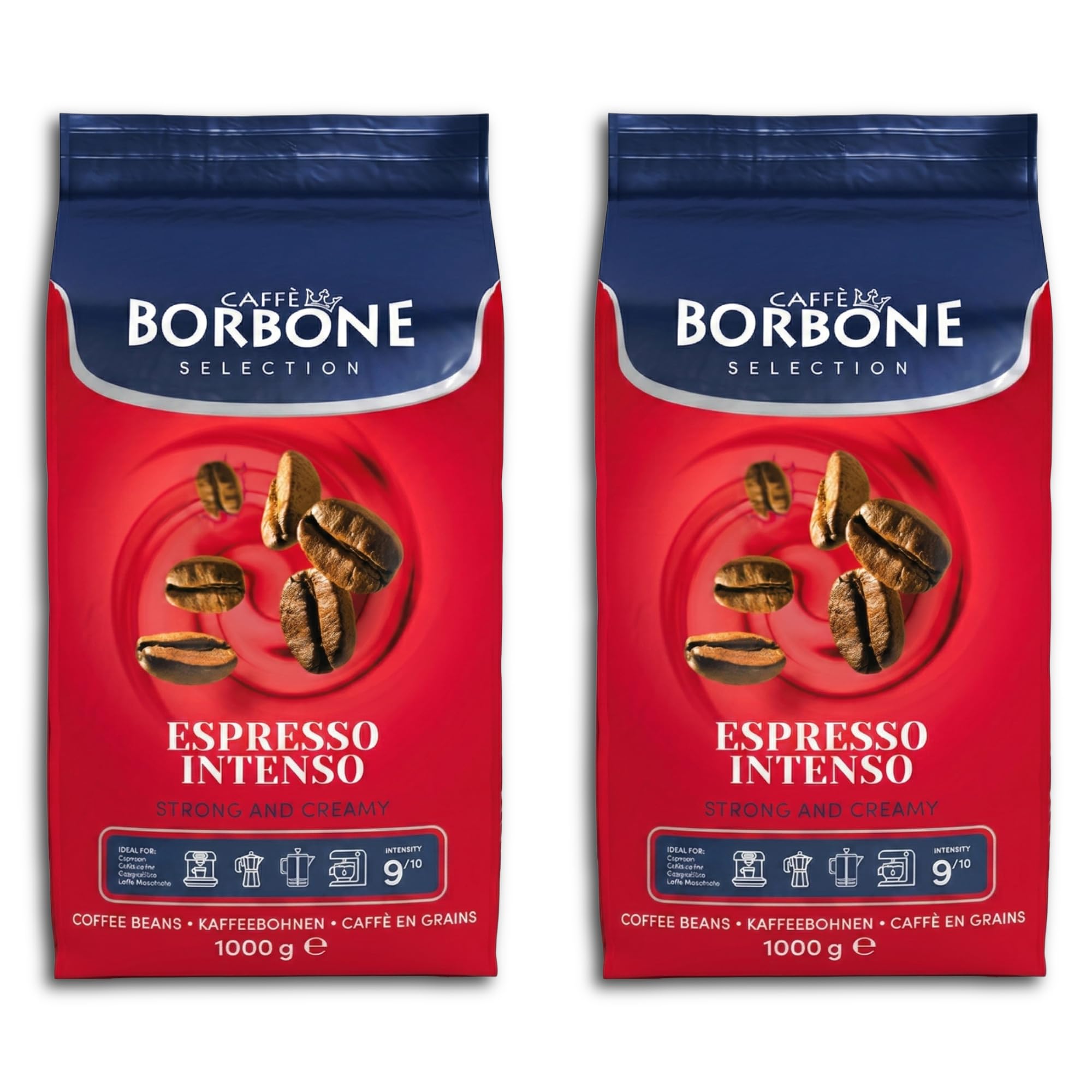 Caffè Borbone Crema Superiore Whole Bean Coffee, Arabica and Robusta Blend, Medium Roast, 2.2 lb Bag (Pack of 1)