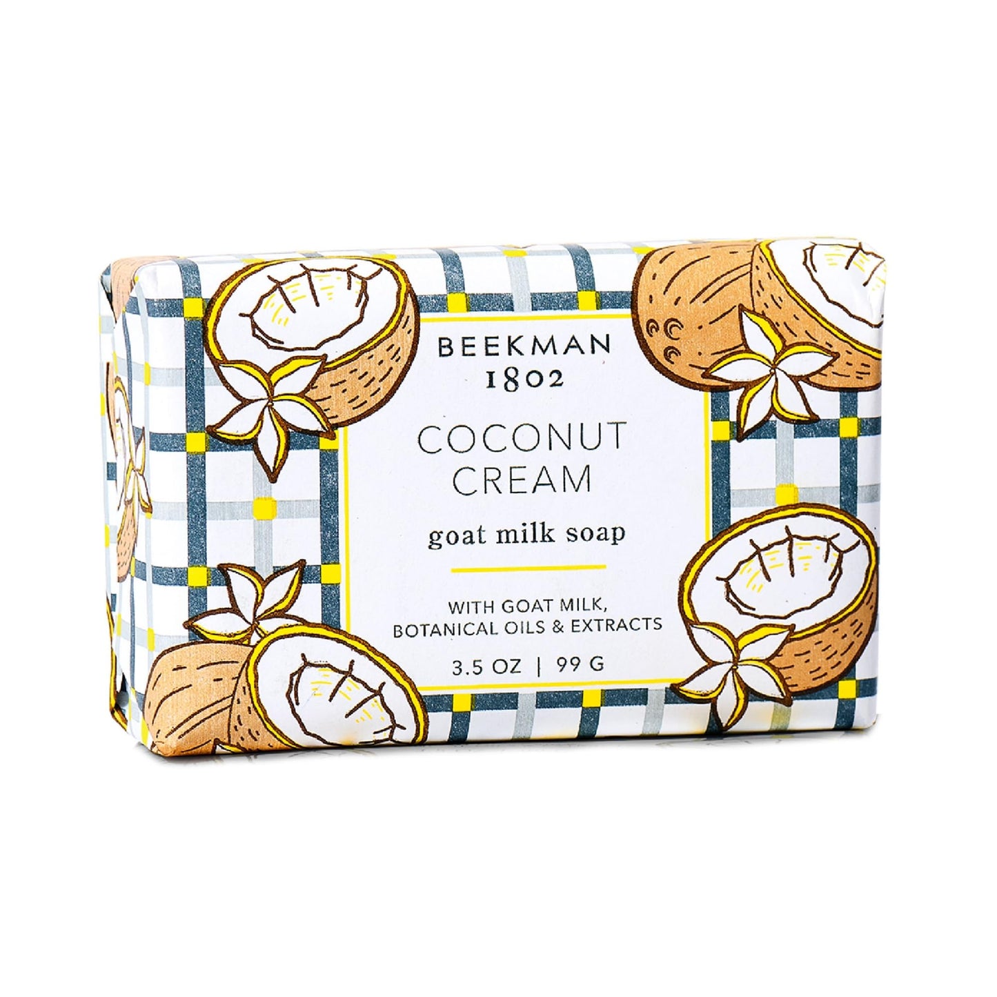 Beekman 1802 Goat Milk Soap – Moisturizing Hand & Body Soap Bar with Shea Butter & Botanical Oils, Triple-Milled, Non-Drying, Made for Sensitive Skin, Vanilla Absolute 9 oz