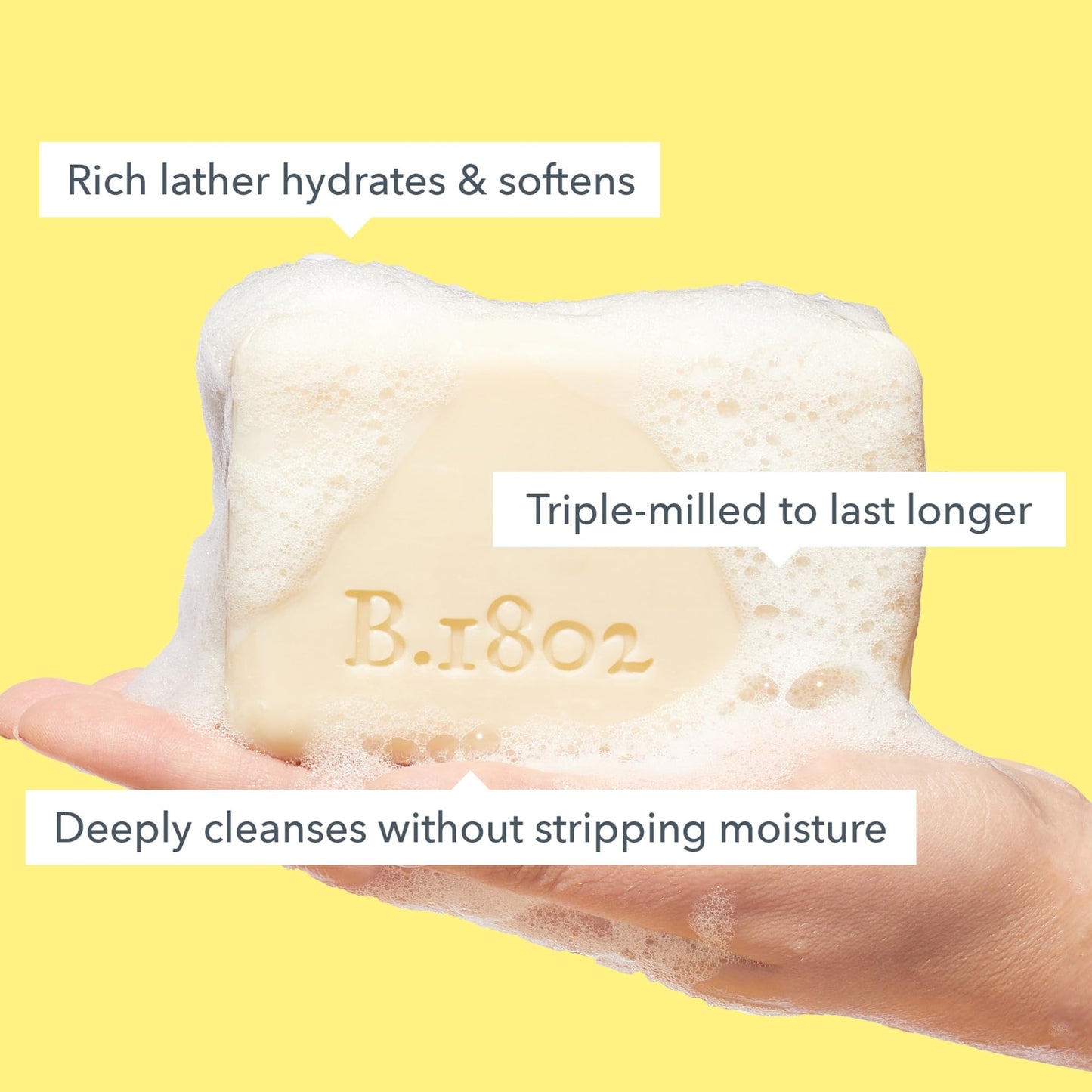 Beekman 1802 Goat Milk Soap – Moisturizing Hand & Body Soap Bar with Shea Butter & Botanical Oils, Triple-Milled, Non-Drying, Made for Sensitive Skin, Vanilla Absolute 9 oz