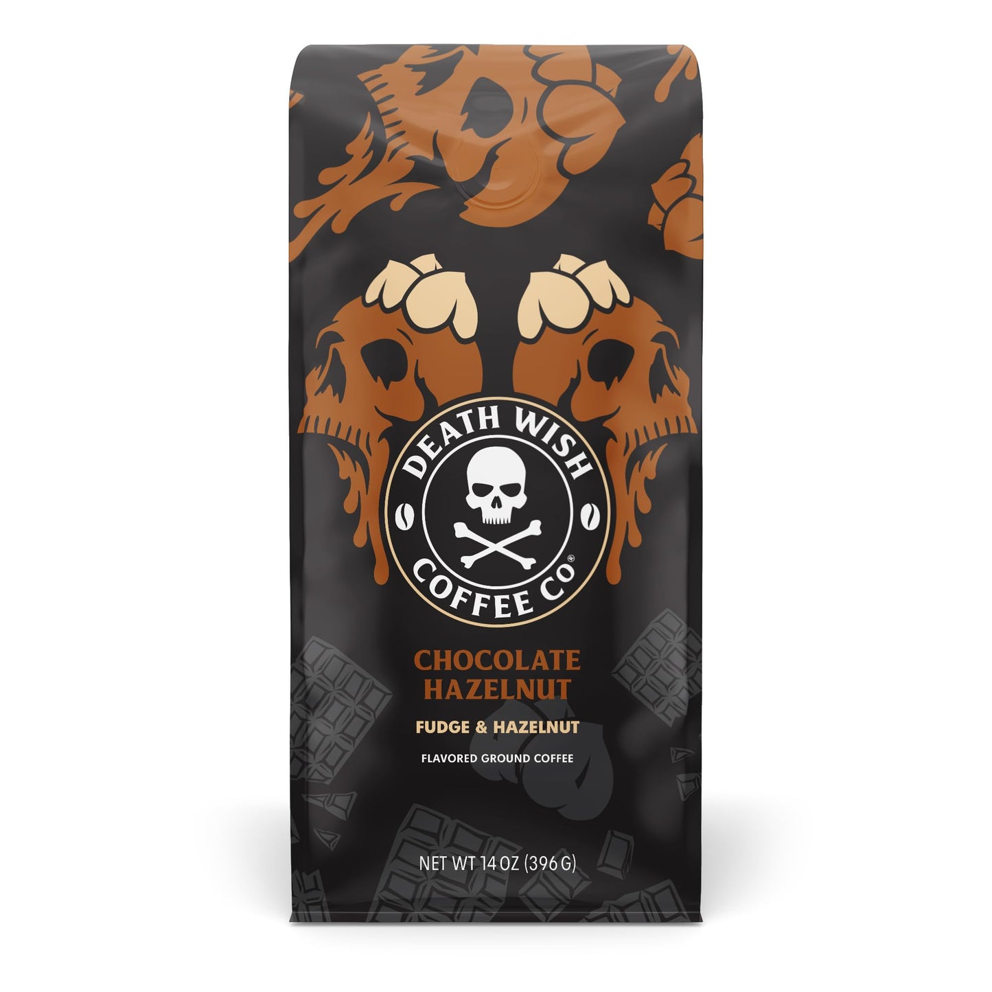 Death Wish Coffee, Organic and Fair Trade Dark Roast Ground Coffee, 16 oz