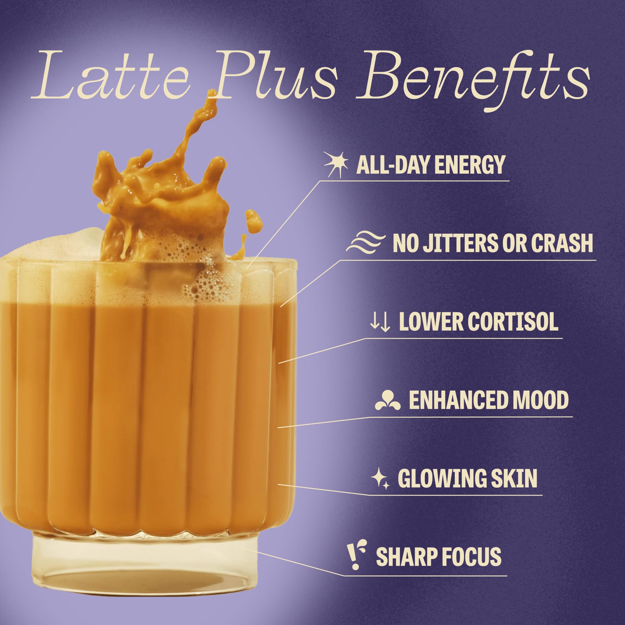Clevr London Fog Latte, Vegan, Earl Grey Instant Tea Mix, Superfood Powder Blend with Black Tea, Reishi Mushroom, Organic Spices, Coconut Cream, Ashwagandha, Serve Hot or Iced, 12 oz