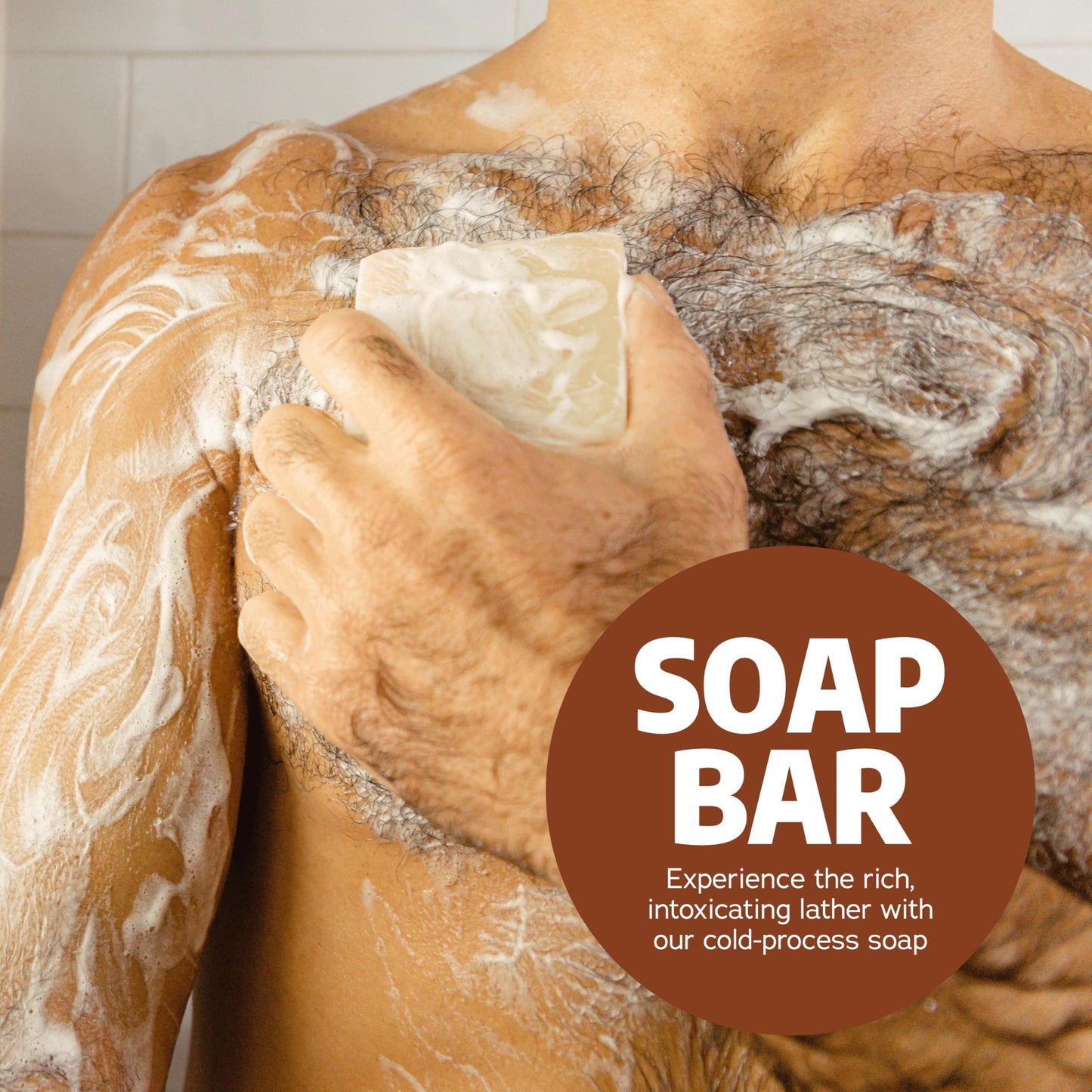 Dr. Squatch Natural Men’s Bar Soap - Cold Process Body Soap Bar with Natural Oils - Gifts for Men - Pine Tar (5 oz, 3-Pack)